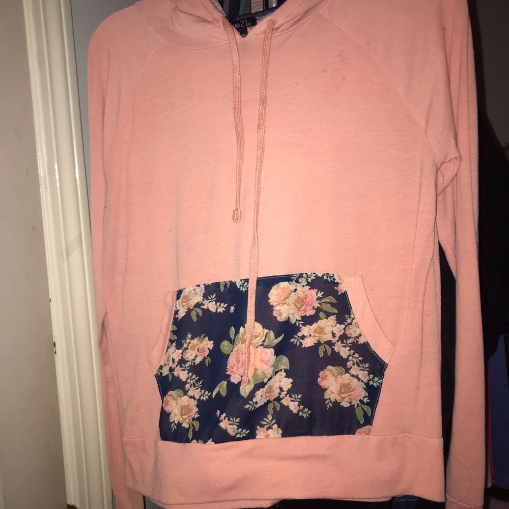 Long sleeve baby pink shirt